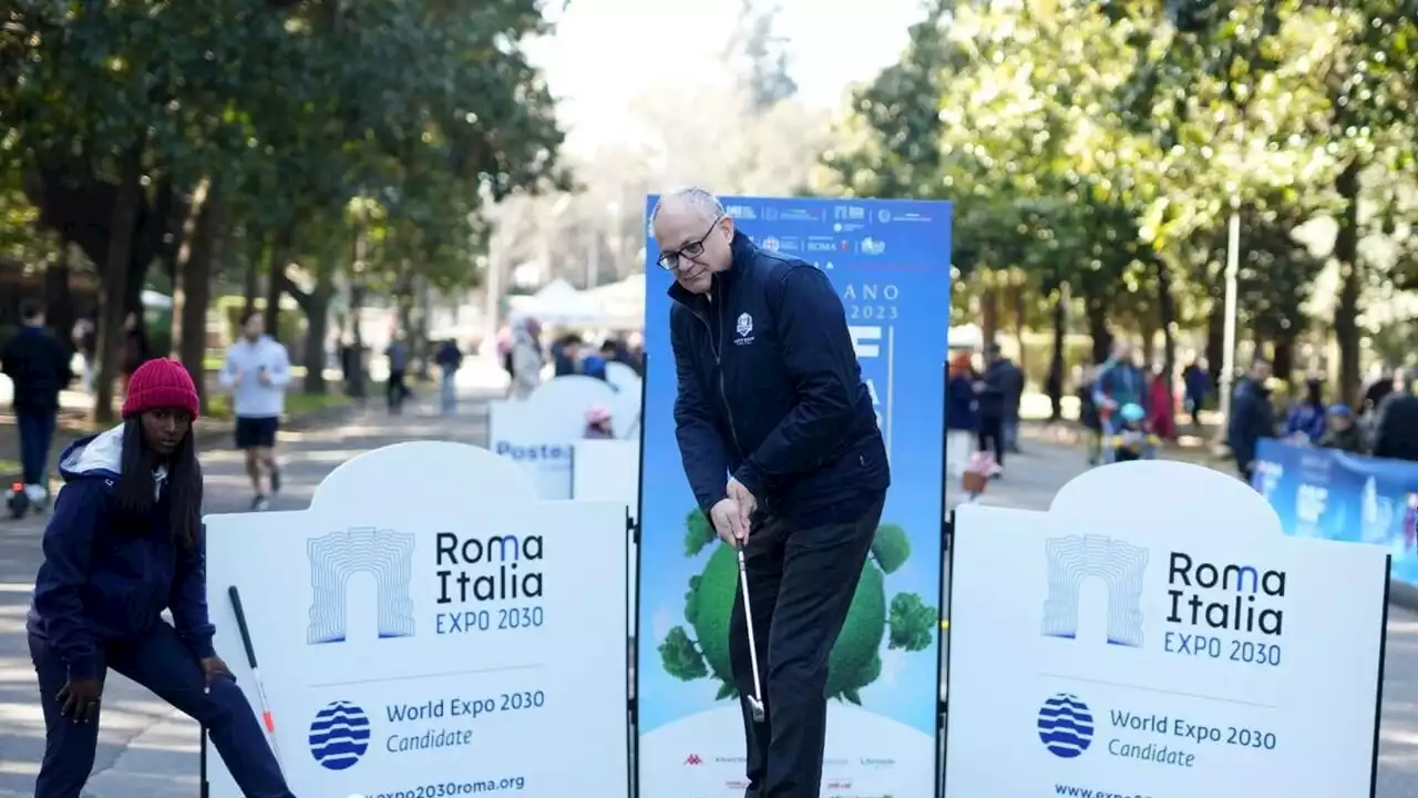 Golf in piazza a Roma: Tajani, Abodi e Gualtieri lanciano la corsa verso la Ryder Cup