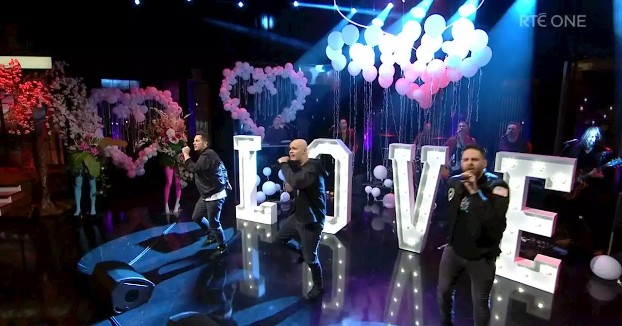 RTE viewers confused by one detail as 90s boyband 5ive perform on Late Late Show