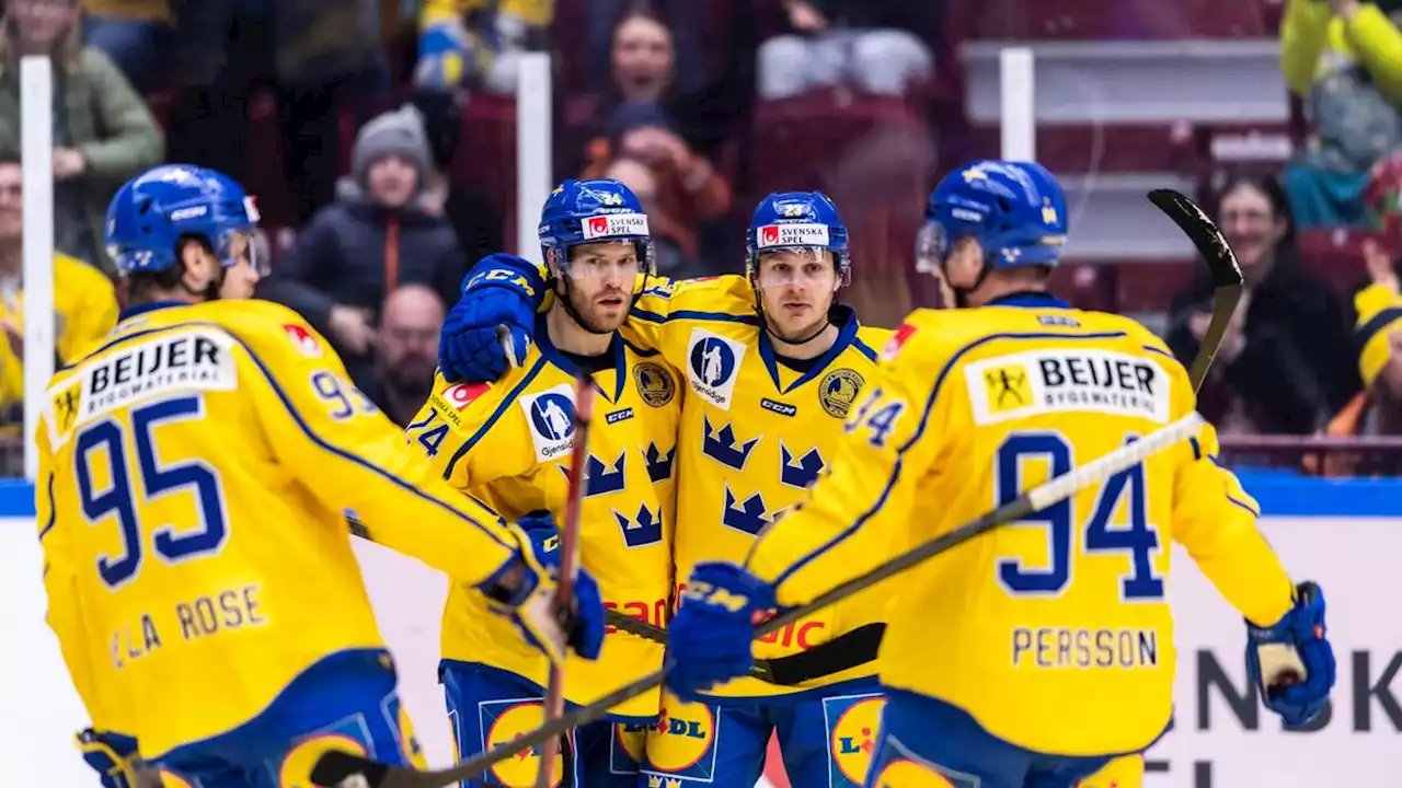 Ishockey: Tre Kronor nollade Schweiz på hemmaplan