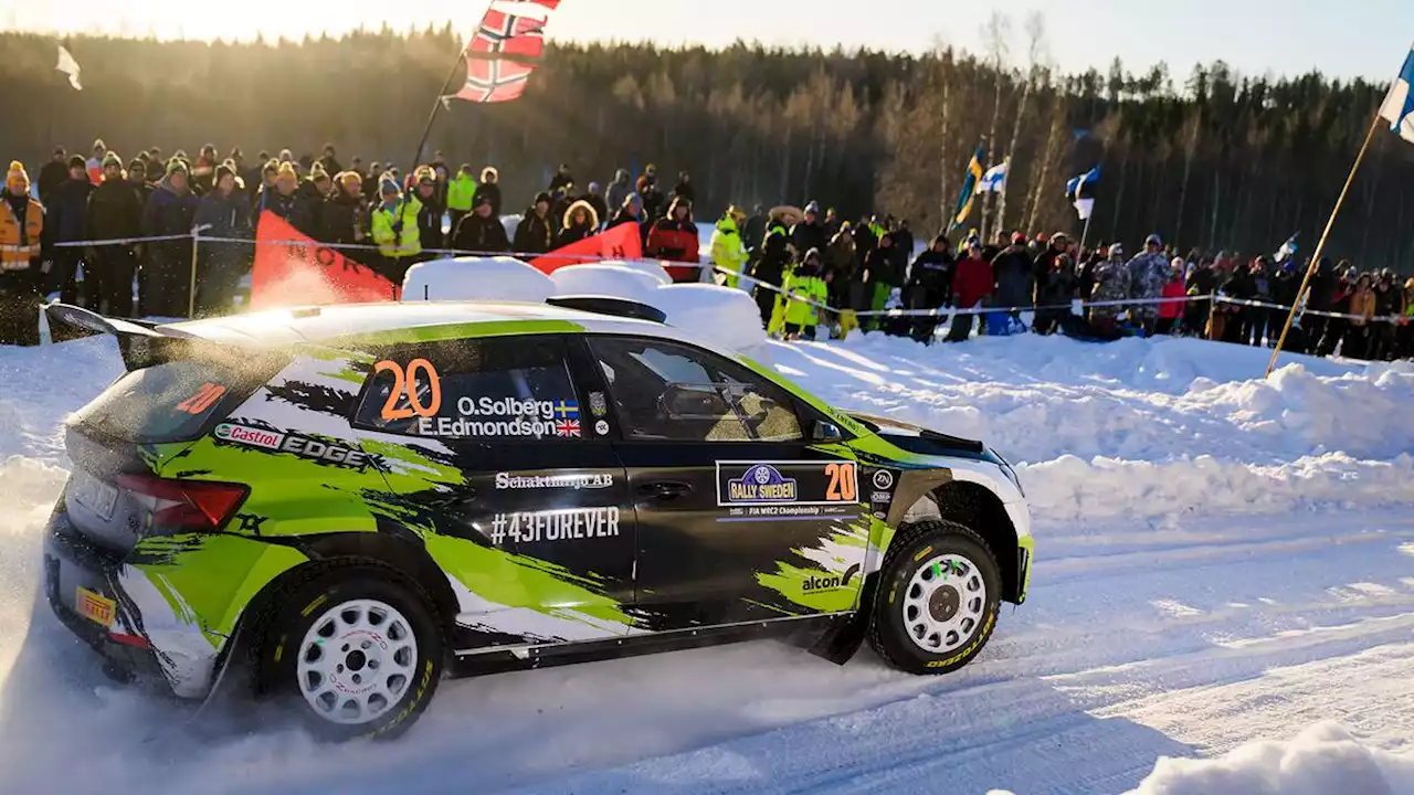 Svenska rallyt: Solberg drygar ut sin ledning i WRC2