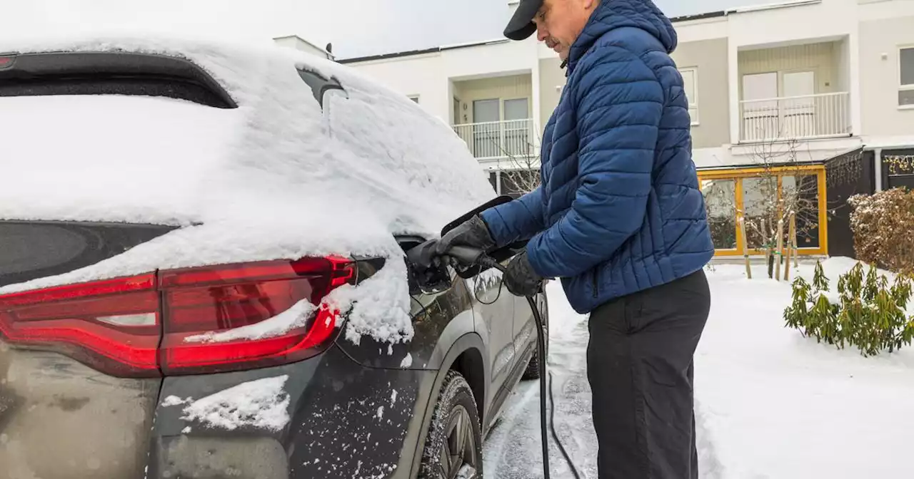 Zo ver komen deze elektrische auto's als het vriest