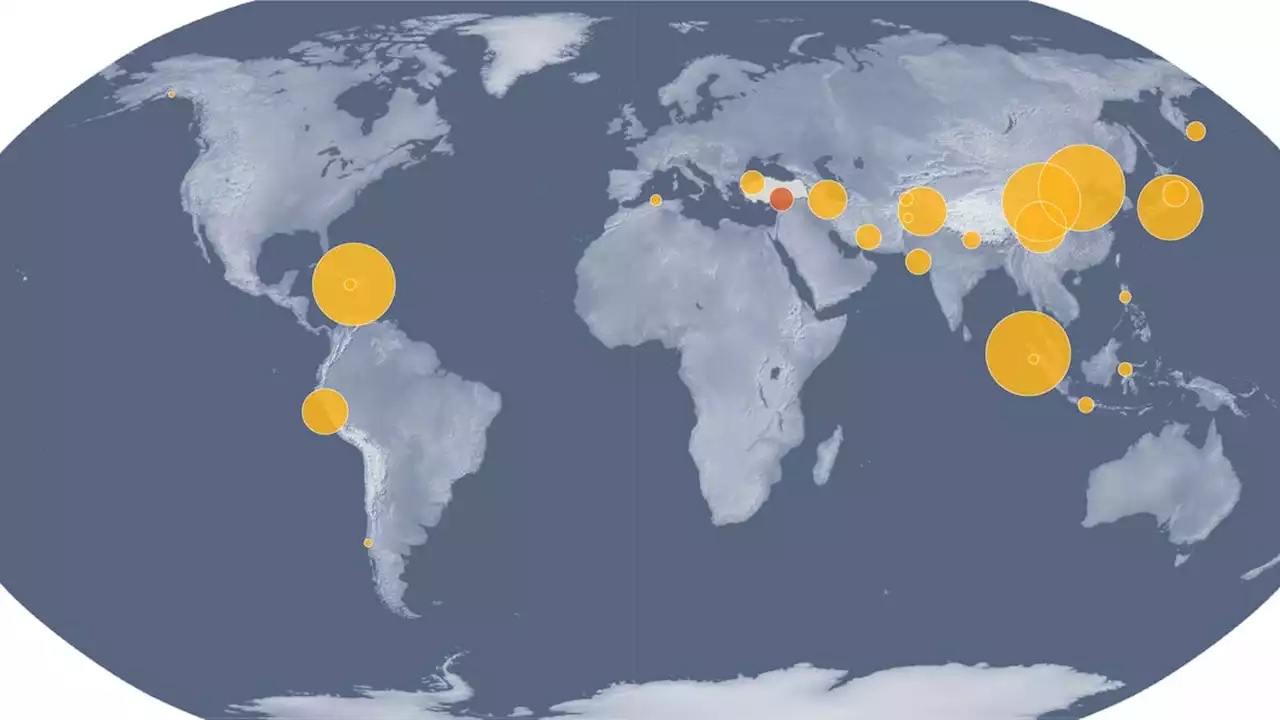 100 years of earthquakes: Turkey, Syria disaster could be among this century's worst