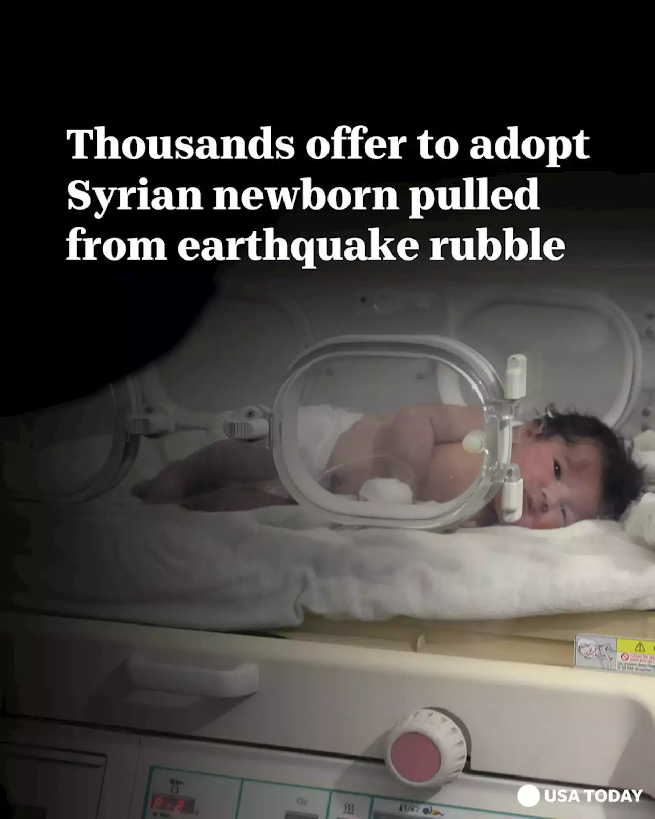 Thousands offer to adopt Syrian newborn girl pulled from the earthquake rubble