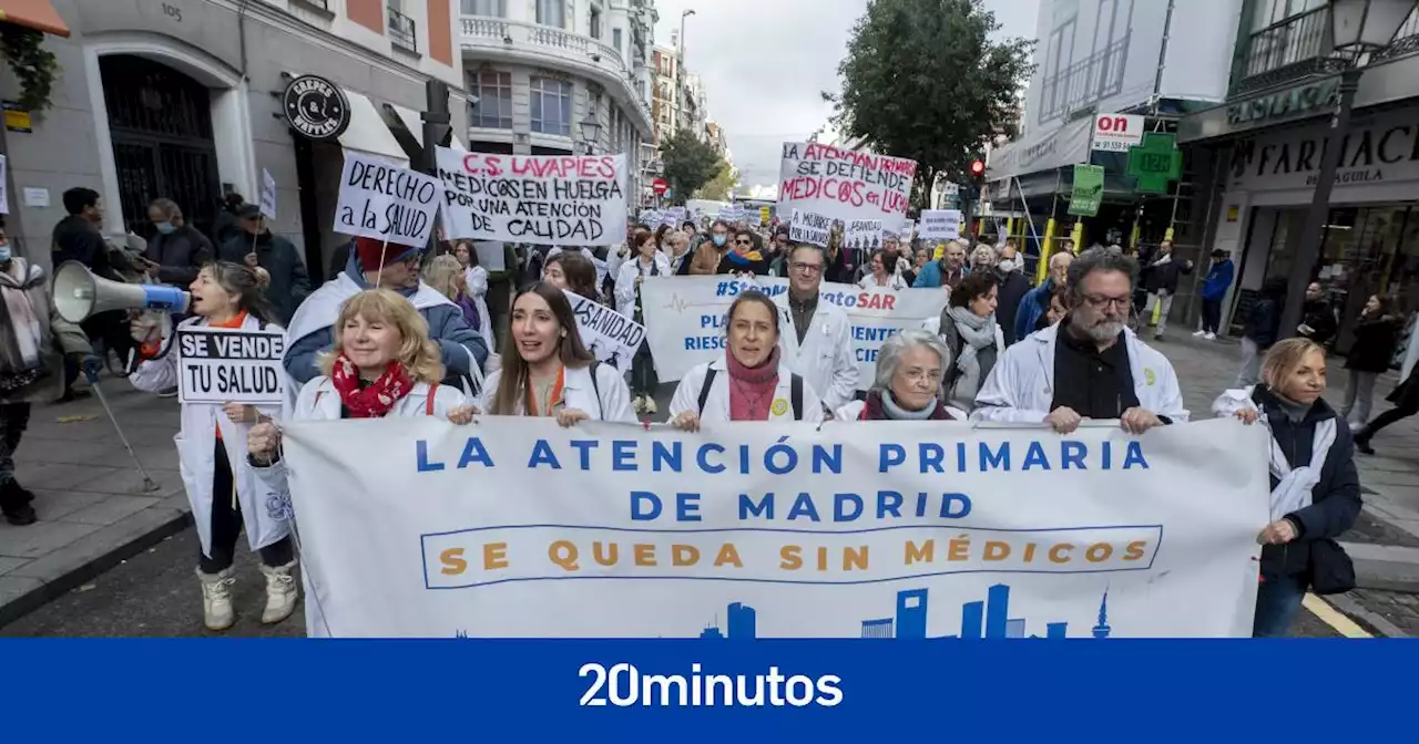 Las 'batas blancas' volverán a tomar las calles de Madrid en defensa de la sanidad pública