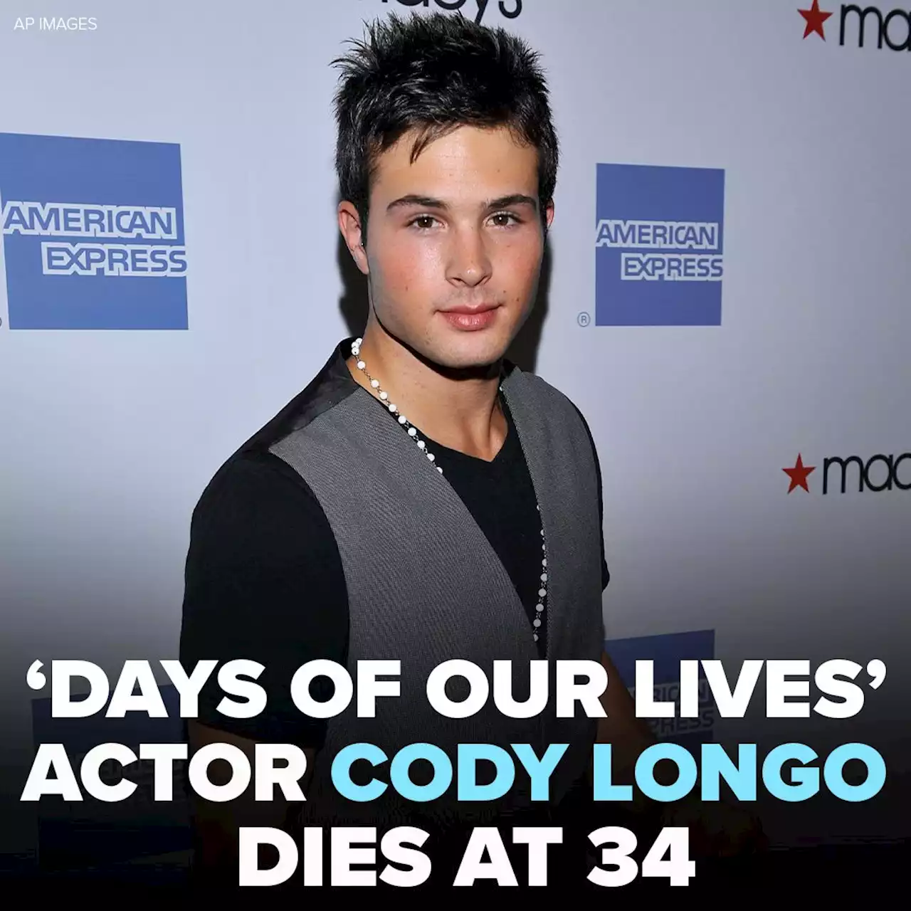 'Days of Our Lives' actor Cody Longo found dead at 34, his representative says