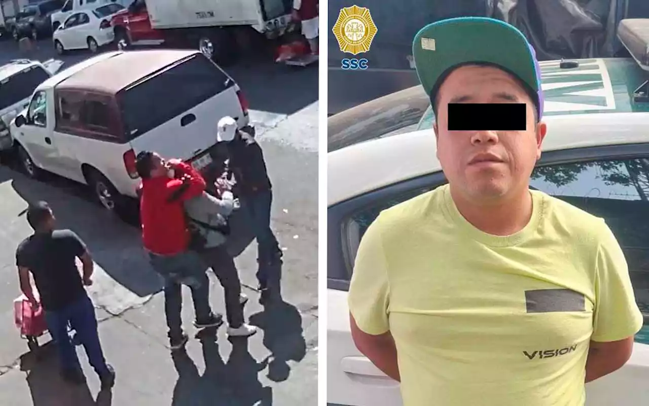 Cae 'chinero' grabado durante asalto a peatón en La Merced