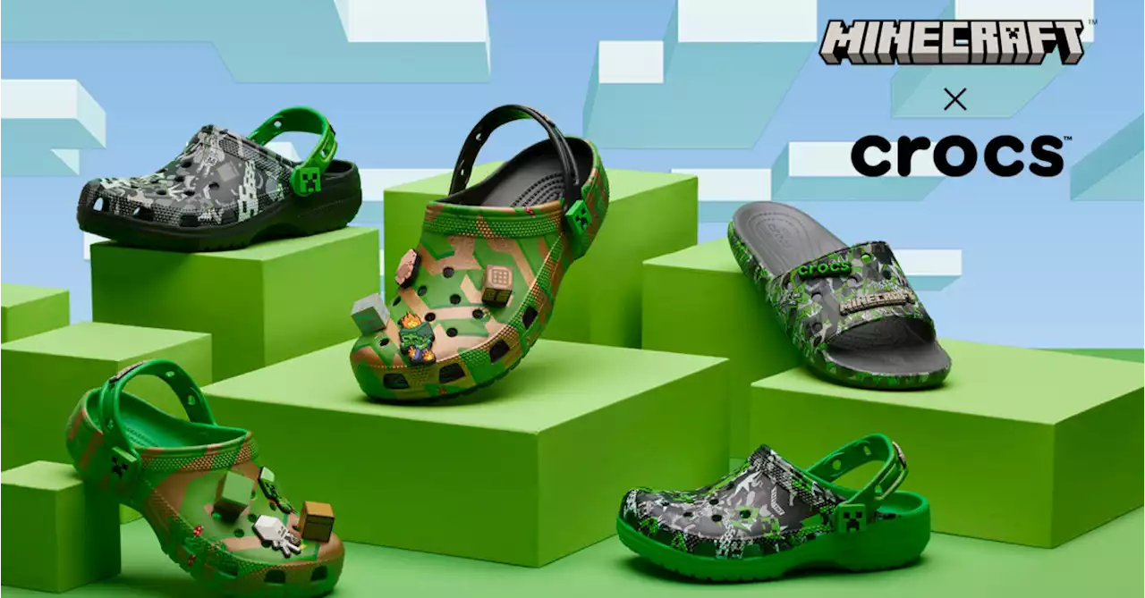 Minecraft Announces New Partnership With Shoe Brand Crocs