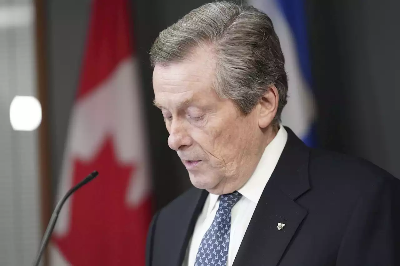 Toronto Mayor John Tory stepping down after admitted affair with former staffer