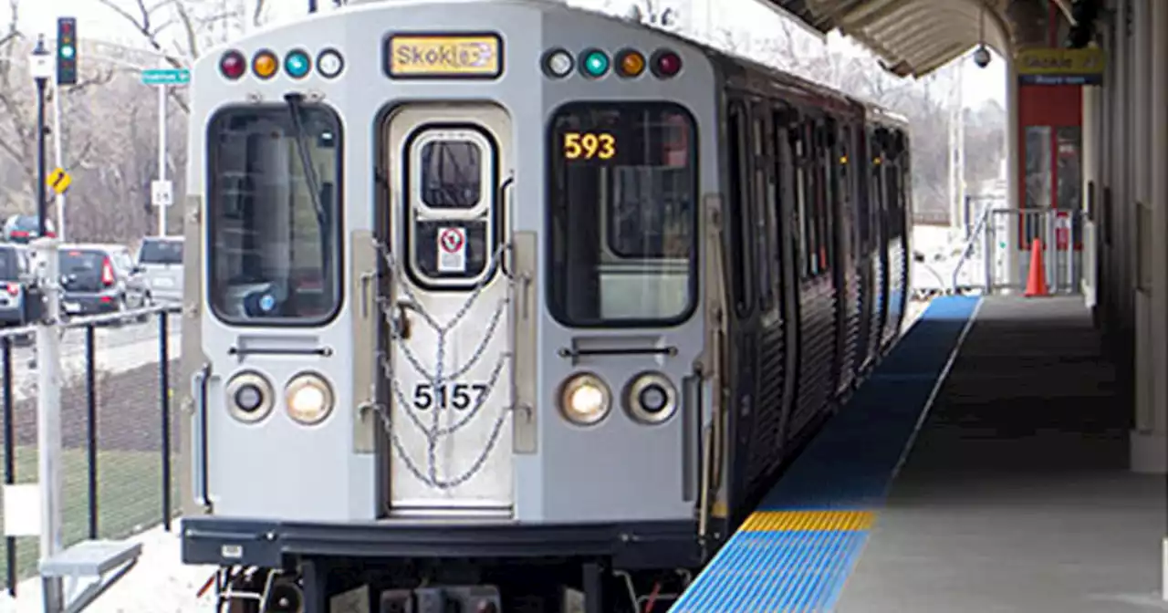 Person hit, killed by CTA Yellow Line train in Skokie