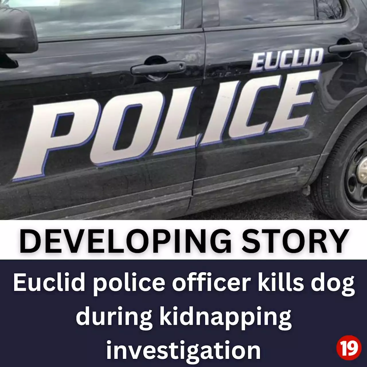 Euclid police officer kills dog during kidnapping investigation