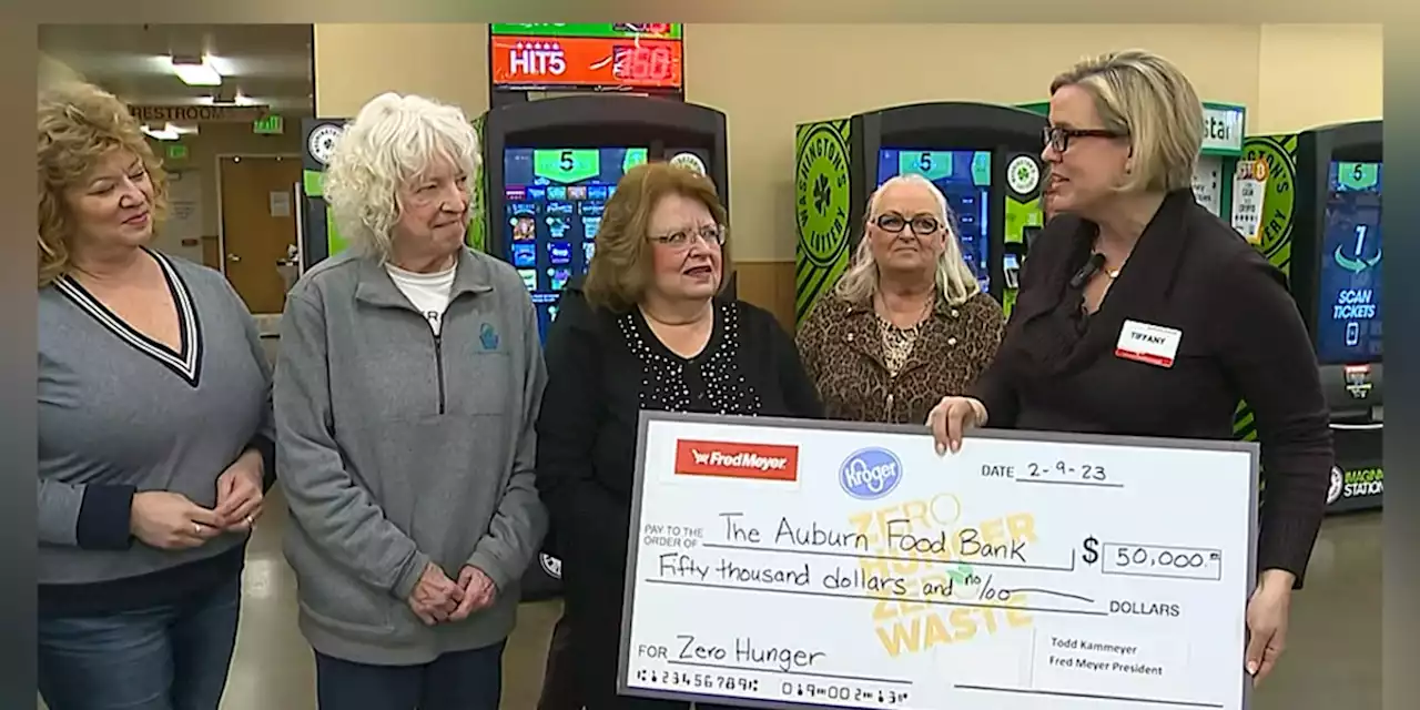 Store donates entire $50K Powerball bonus to food bank