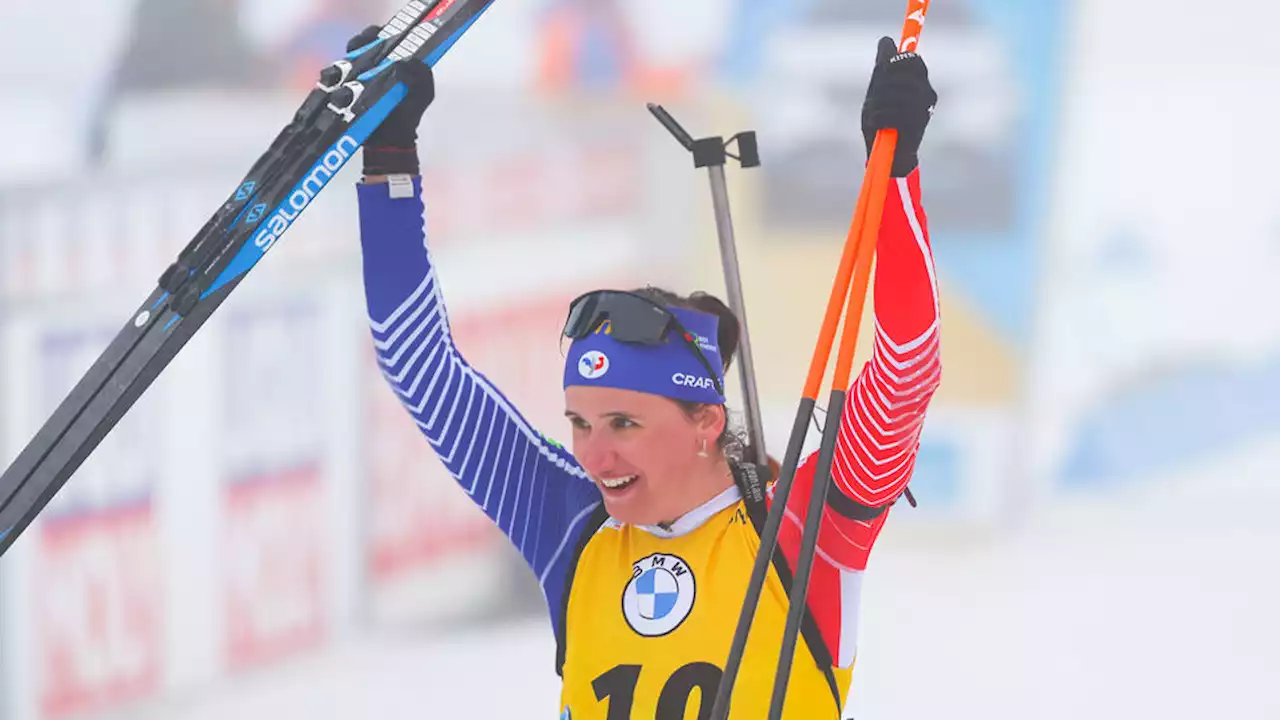 Biathlon : Julia Simon sacrée championne du monde de poursuite après une fantastique remontée