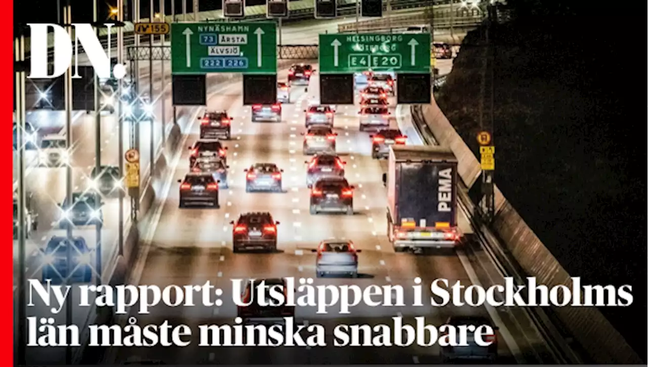 Ny rapport: Utsläppen i Stockholms län måste minska snabbare