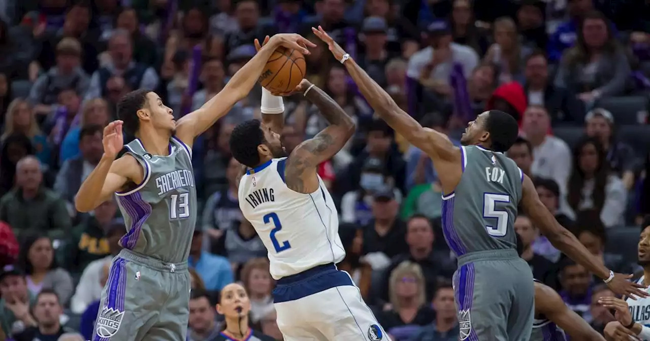 Clutch Kyrie Irving leads Mavericks past Kings for another flashy Luka Doncic-less win