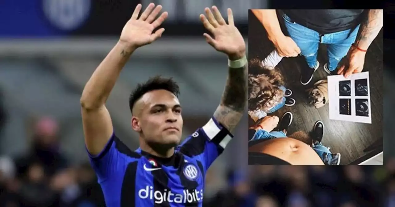 Lautaro Martínez anunció que volverá a ser papá