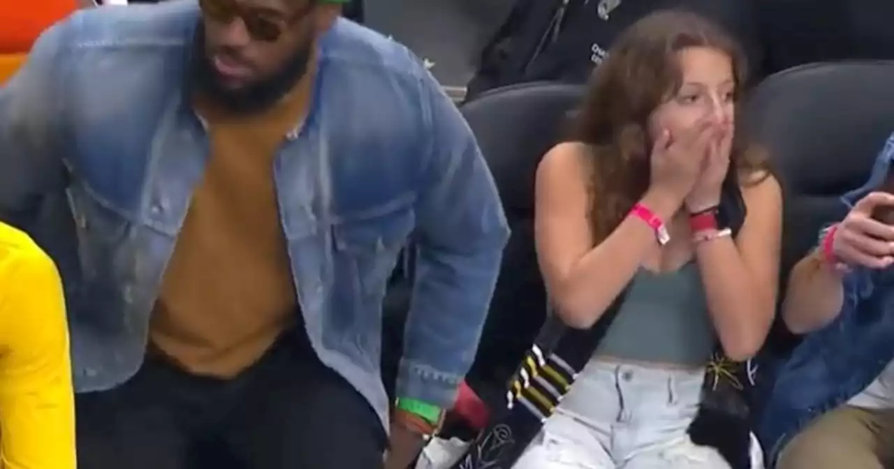 Video viral: LeBron James se sentó a su lado y casi se infarta