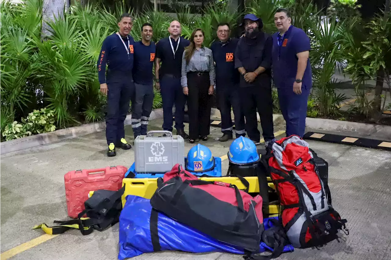 Equipo de rescatistas de Quintana Roo encuentra personas con vida en Turquía; gobernadora comparte video