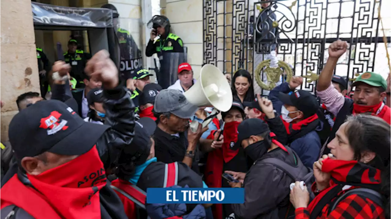 El Gobierno le mete la presión de la calle al debate de sus reformas en Congreso