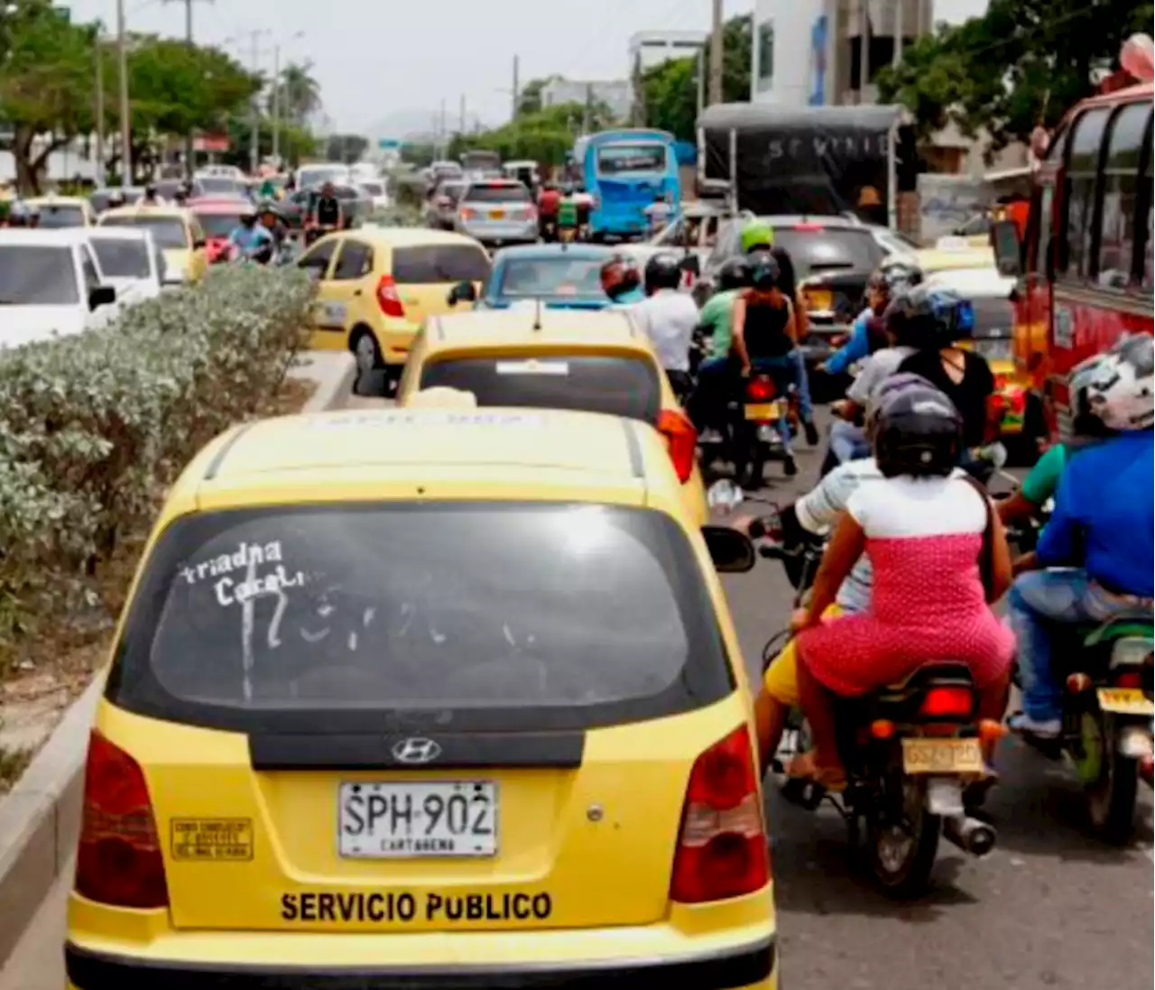 Este es el pico y placa del 13 al 17 de febrero de 2023 en Cartagena