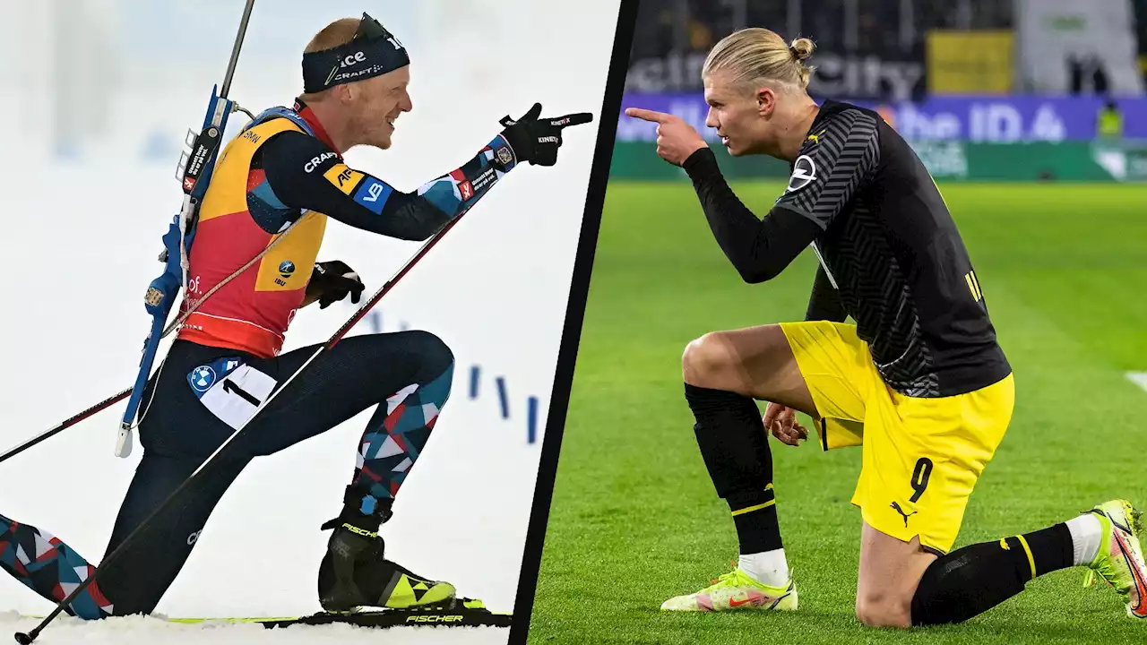 Biathlon-WM 2023: Johannes Thingnes Bö jubelt wie Erling Haaland - Hommage an 'unseren großen Star'