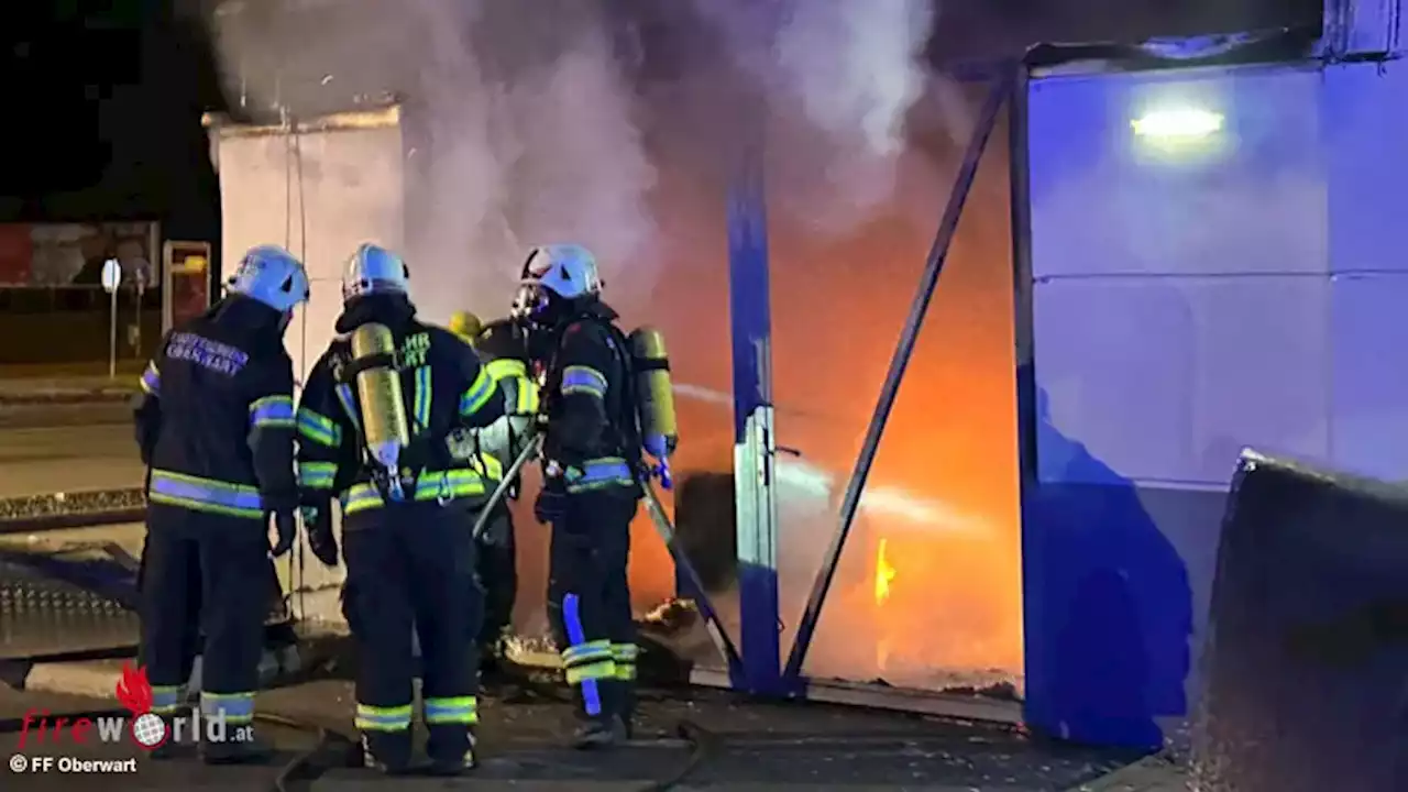 Bgld: Ausgedehnter Geschäftsbrand in Oberwart