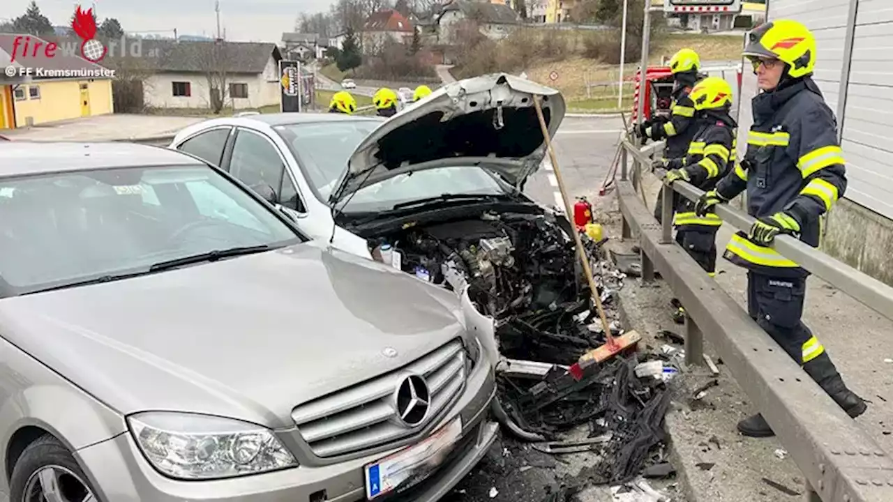 Oö: Vorrangverletzung führt zu Verkehrsunfall in Kremsmünster