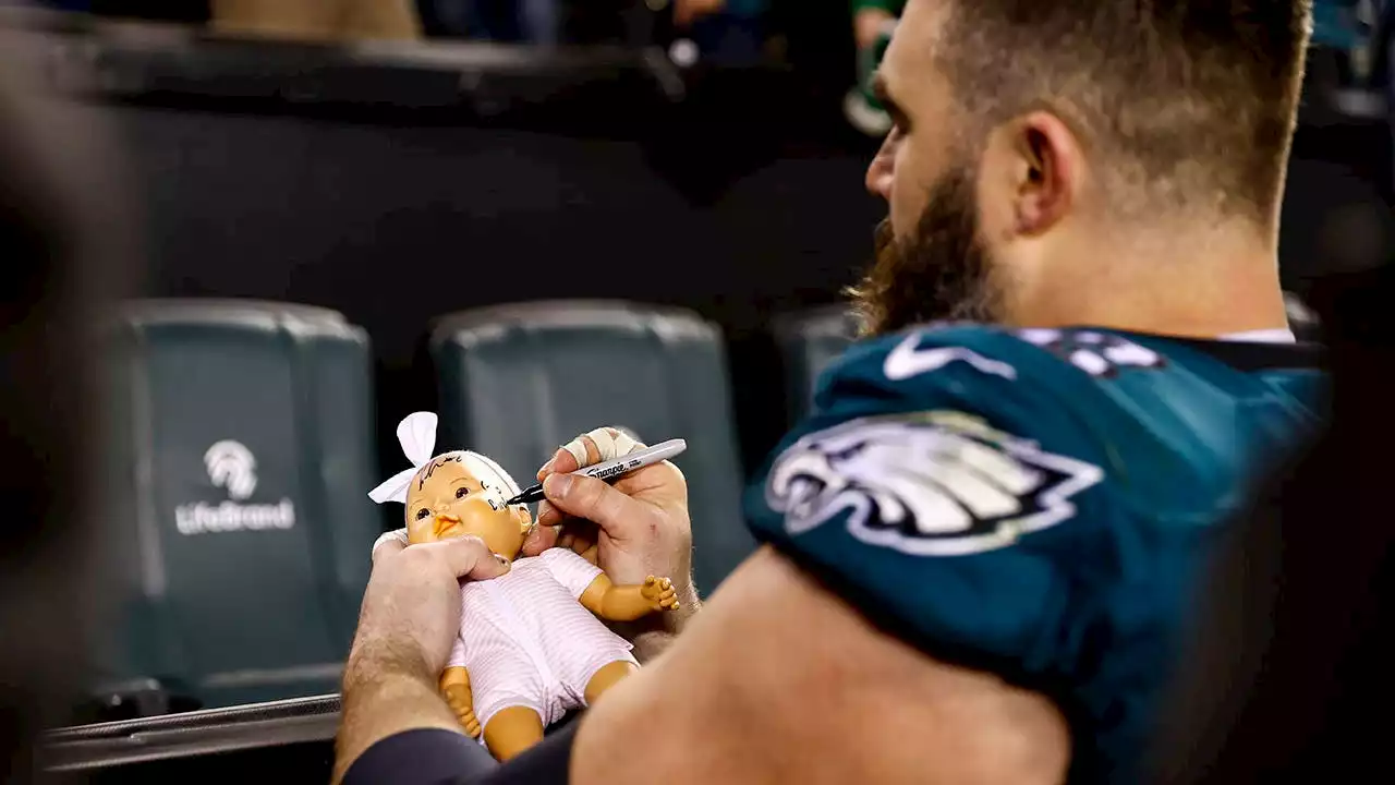 Kylie Kelce, wife of Eagles' Jason Kelce, jokes he will be 'absolutely no use to me' Super Bowl Sunday