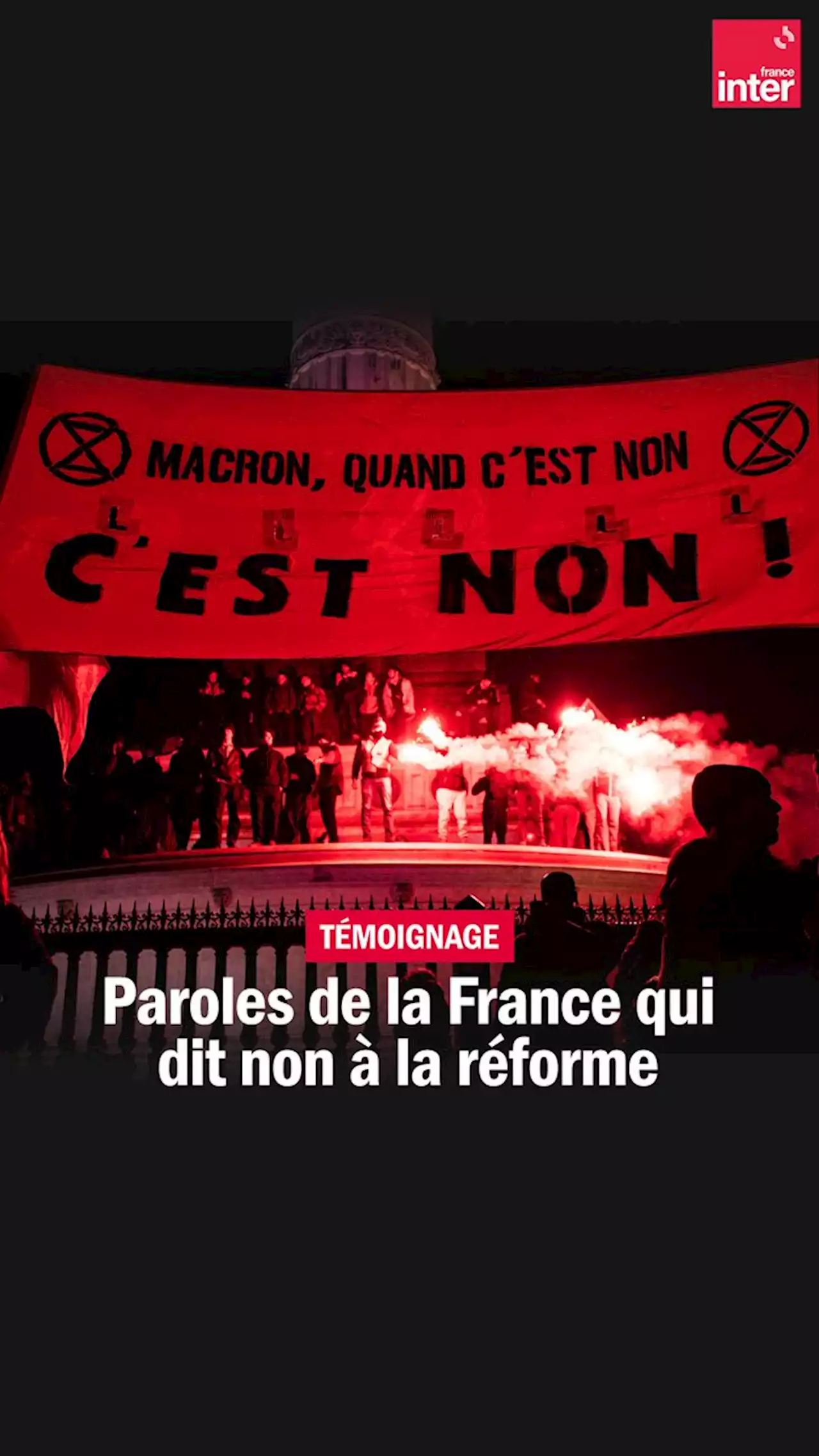 Réforme des retraites : paroles de cette France qui dit non