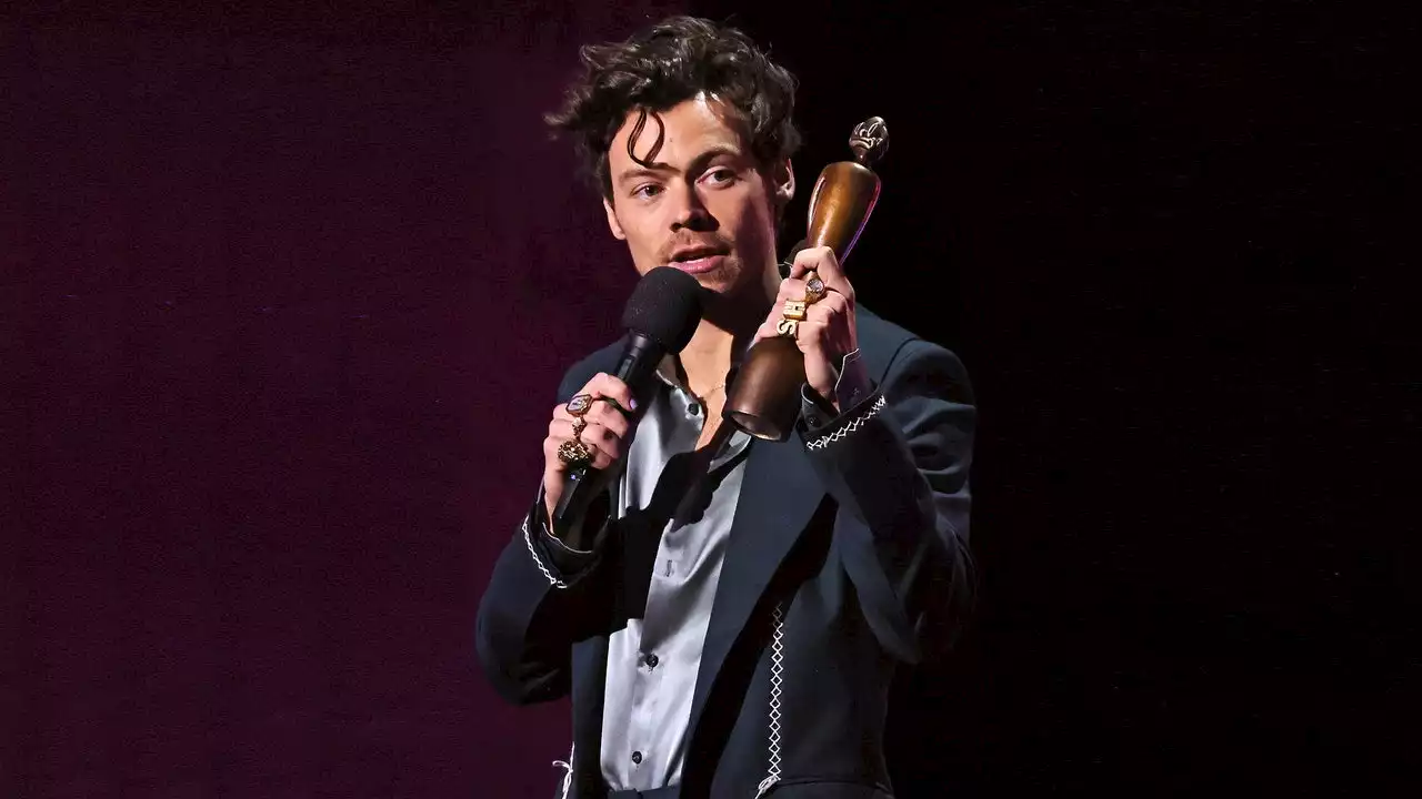 Harry Style says he's ‘aware of his privilege’ as he dedicates his Brit Award to overlooked female musicians