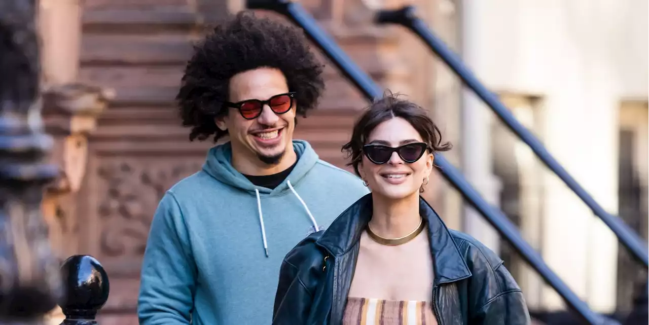 Emily Ratajkowski and Eric André Are All Smiles During NYC Outing