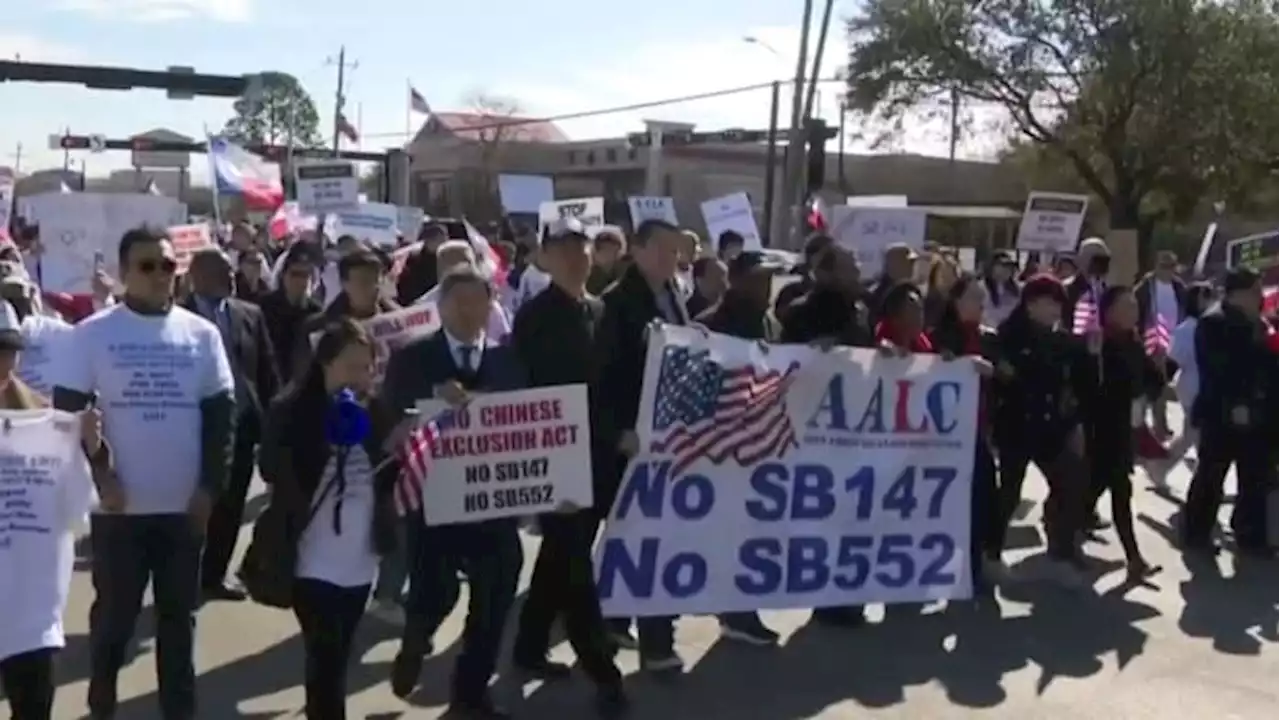 Asian American community members and elected officials speak out against Senate Bill 147