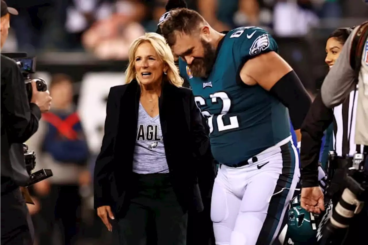 Jill Biden not shy about her 'Philly girl' sports fandom