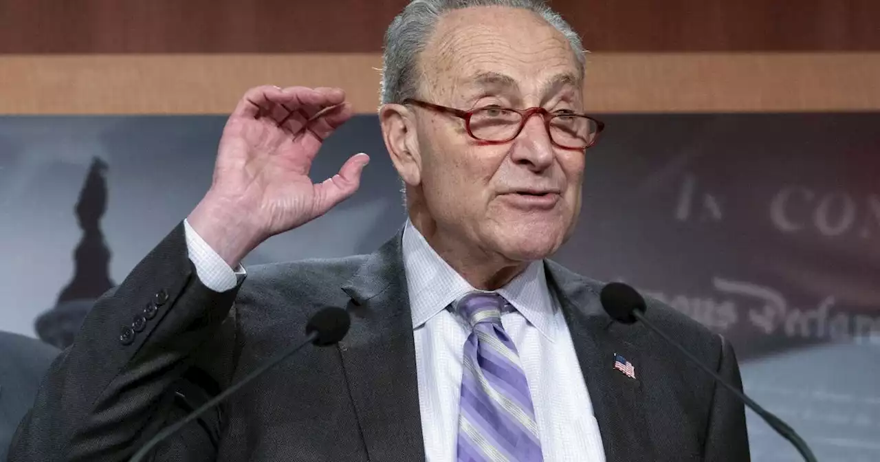 Schumer says 2 downed objects believed to be balloons