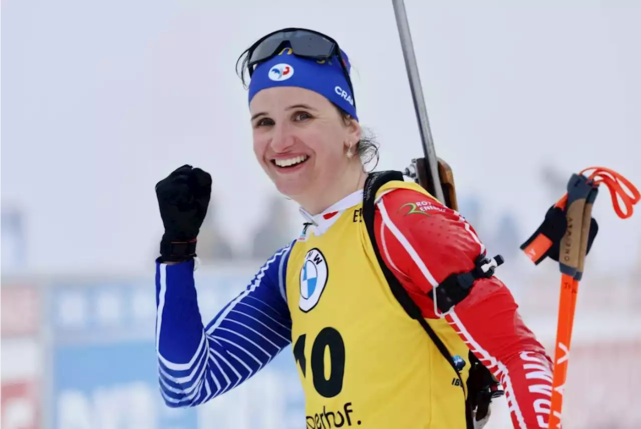 Biathlon : Julia Simon championne du monde de la poursuite