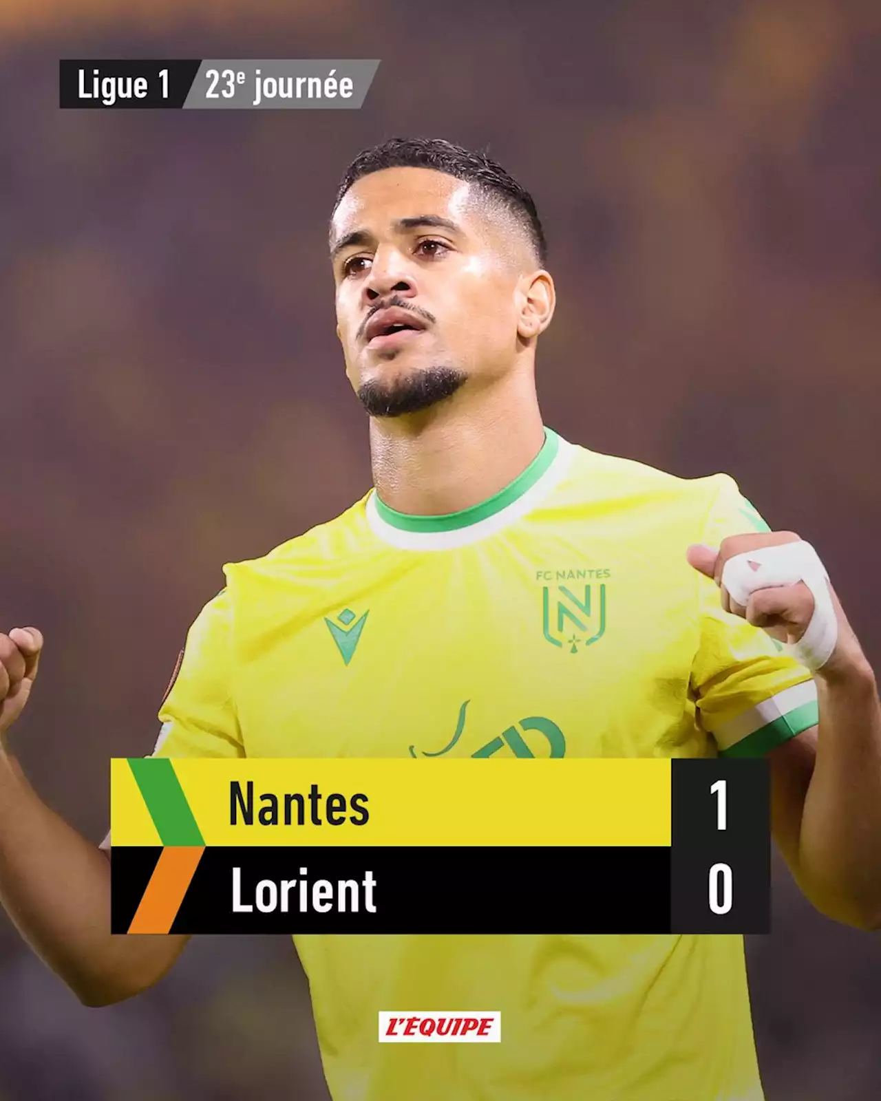 Nantes 1-0 Lorient, Ligue 1 Uber Eats, résultat et résumé du match (12/02/2023)