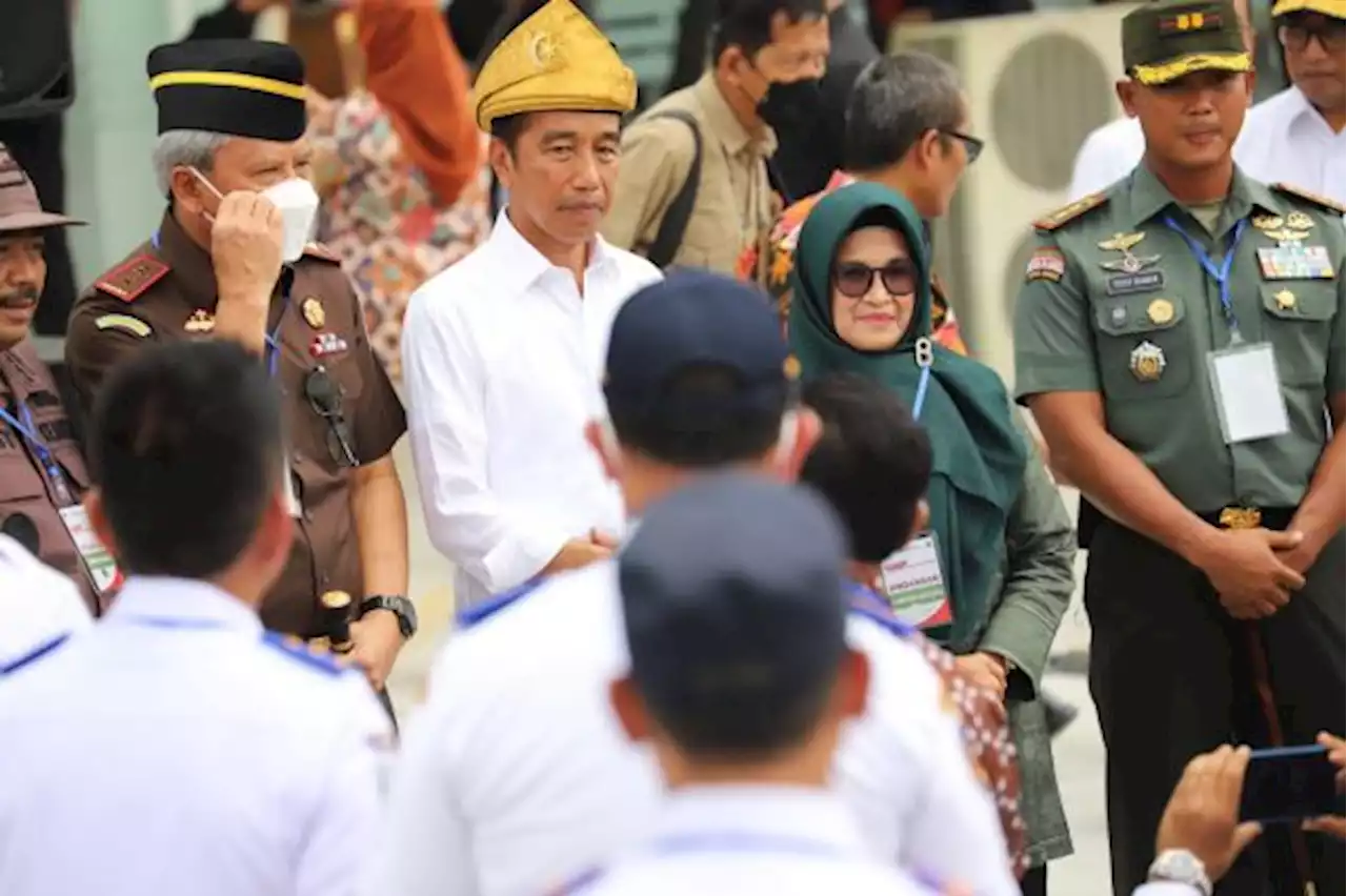 Presiden Cek Penataan Kawasan Kota Medan