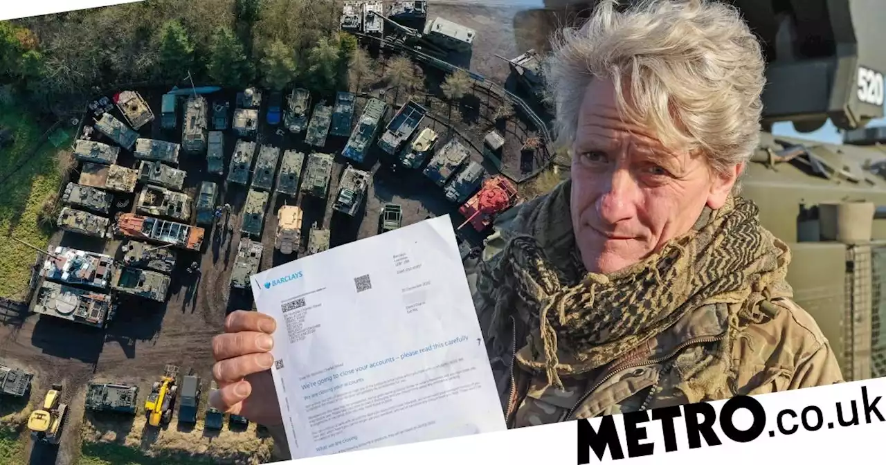 British man who sells tanks to Ukraine has bank account shut down by Barclays