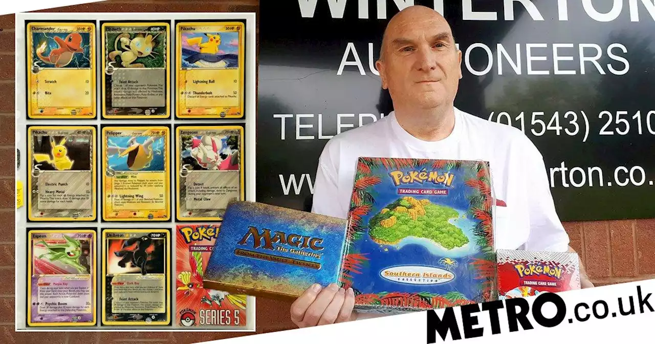 Dad who spent years collecting rare trading cards to sell them for £250,000