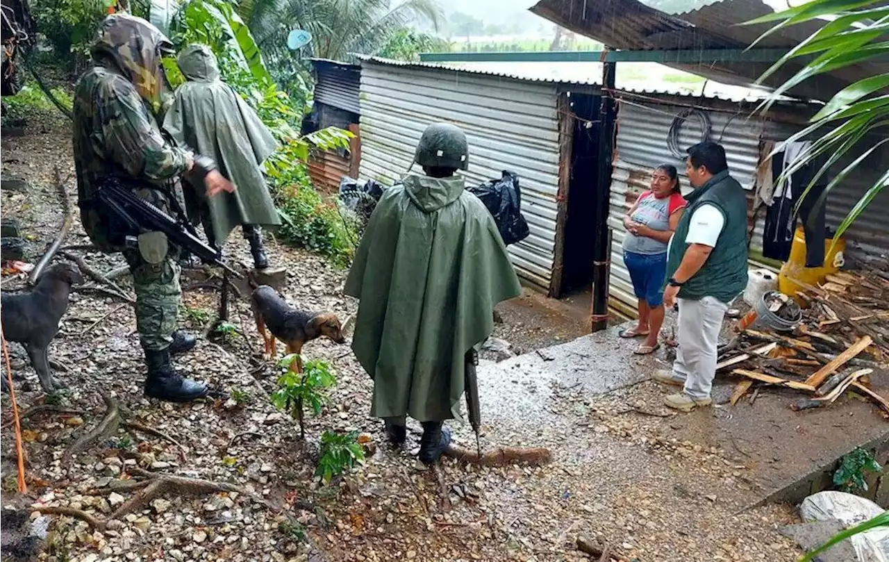 En Chiapas, frente frío 31 deja afectaciones en 11 municipios