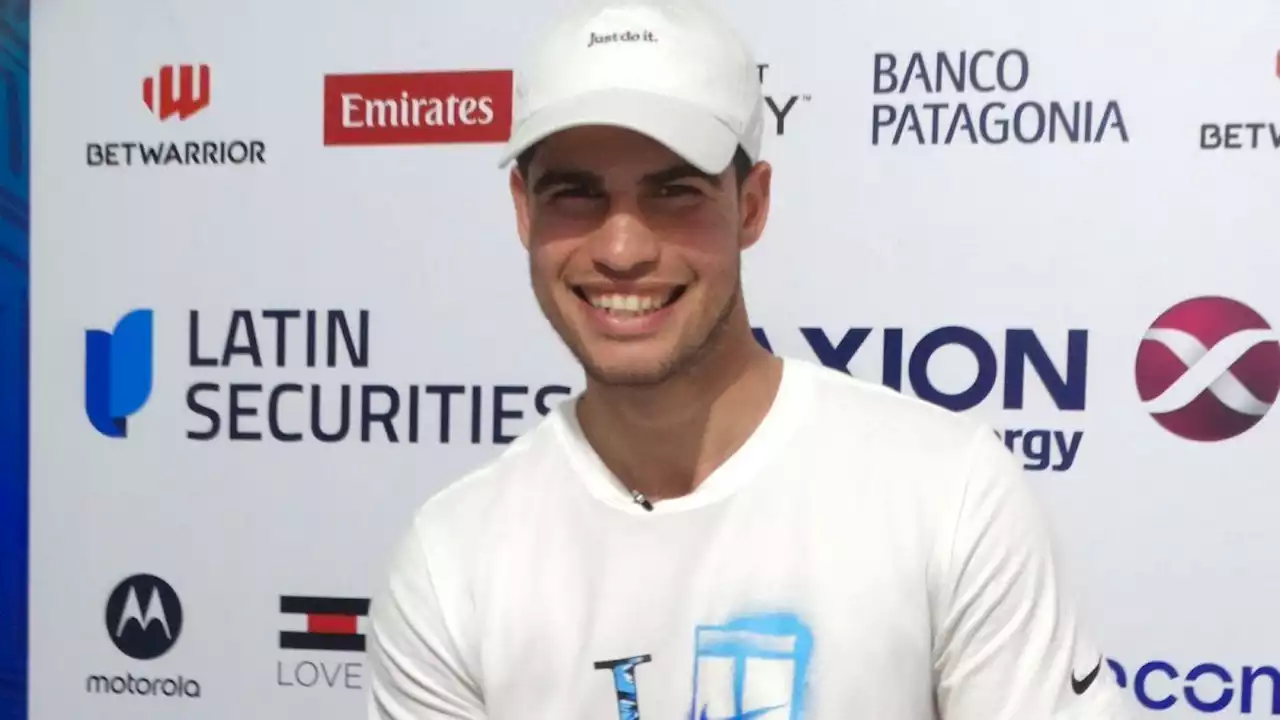 Argentina Open: Carlos Alcaraz parte como favorito en un torneo con nueve argentinos asegurados