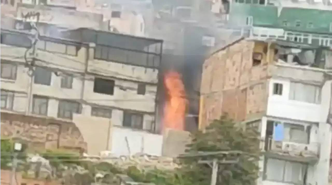 Reportan una persona fallecida durante grave incendio en el sur Bogotá