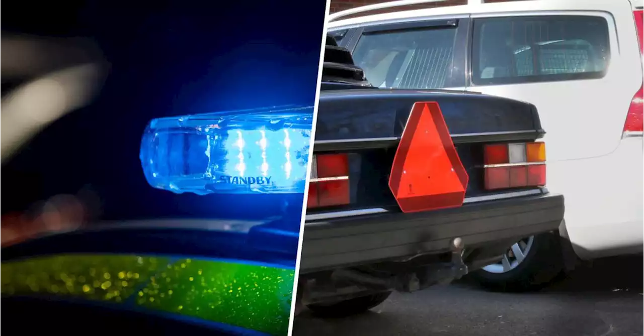 Polisjakt efter buskörning i natt – A-traktor stoppades med spikmatta i Norge