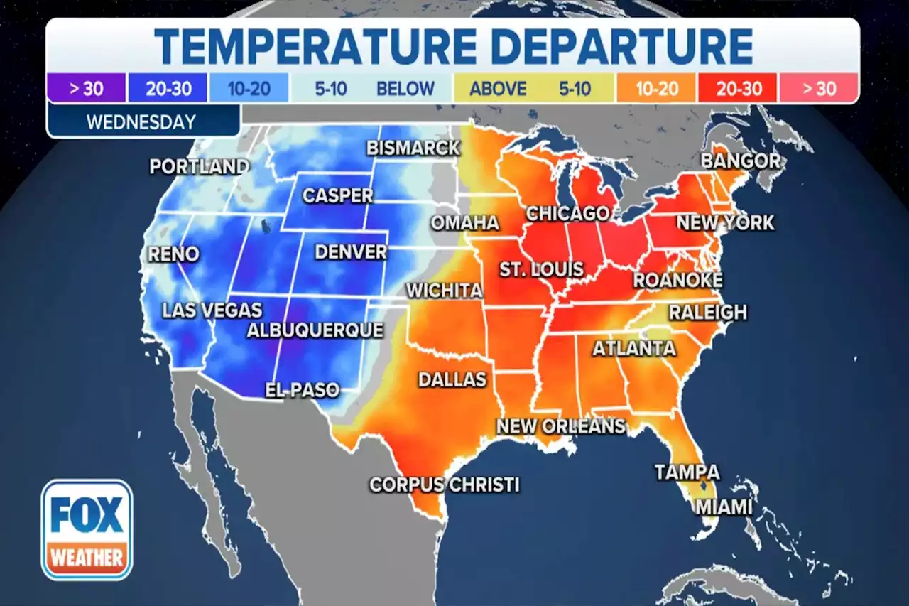 2 storms traversing US this week expected to bring severe weather