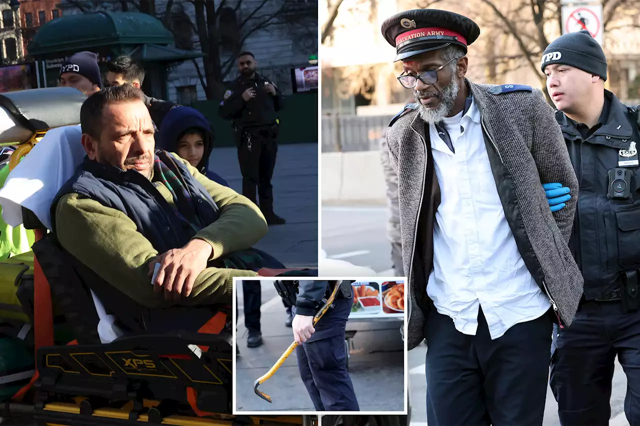 NYC food vendor attacked with tire iron in alleged $20K shakedown outside City Hall