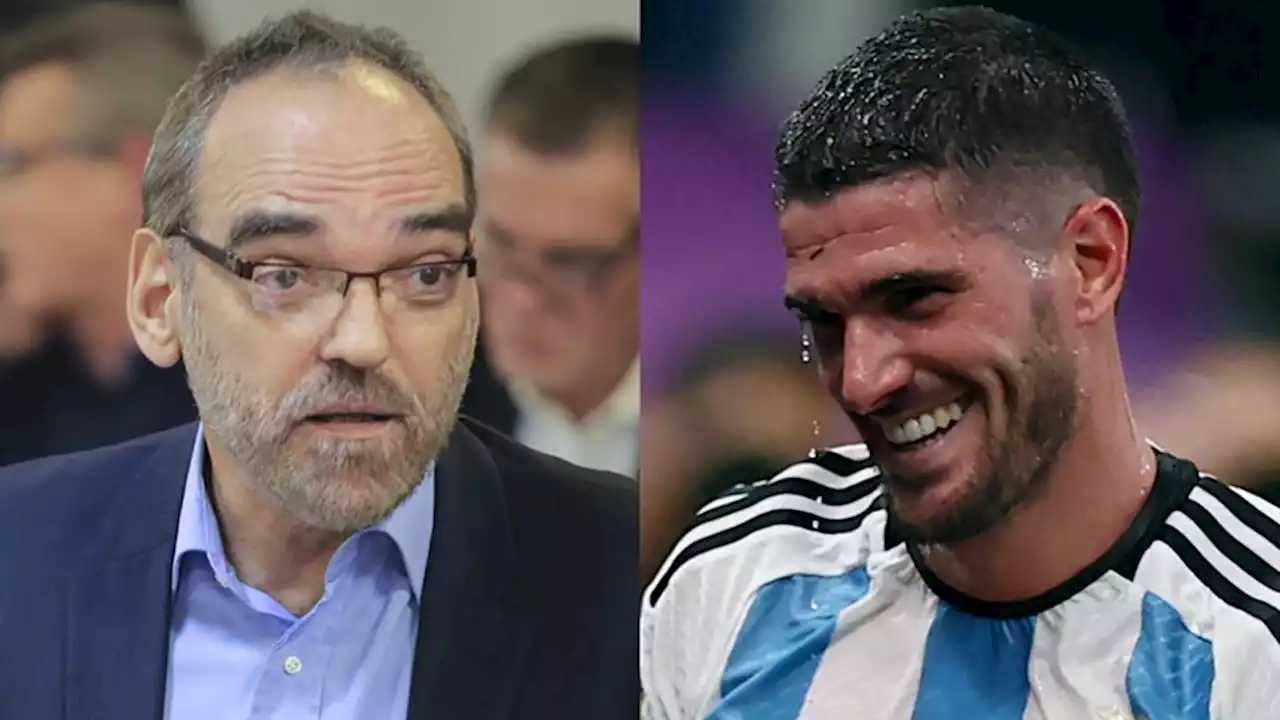 Los ataques trolls de Fernando Iglesias no se toman días de descanso: ahora llamó 'descerebrado' a Rodrigo De Paul | El diputado macrista y otra de sus rabietas