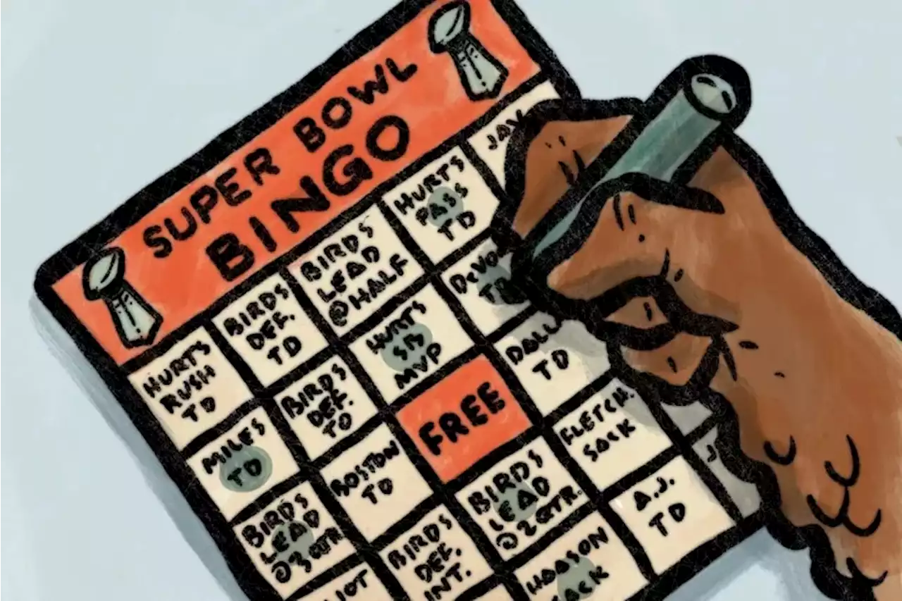 Super Bowl bingo: Play along as the Eagles take on the Chiefs