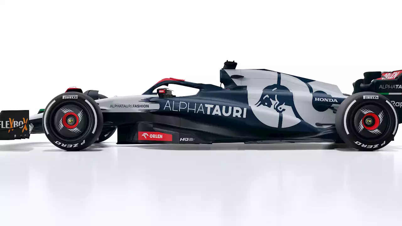 Check out all the angles of the new AlphaTauri AT04 livery