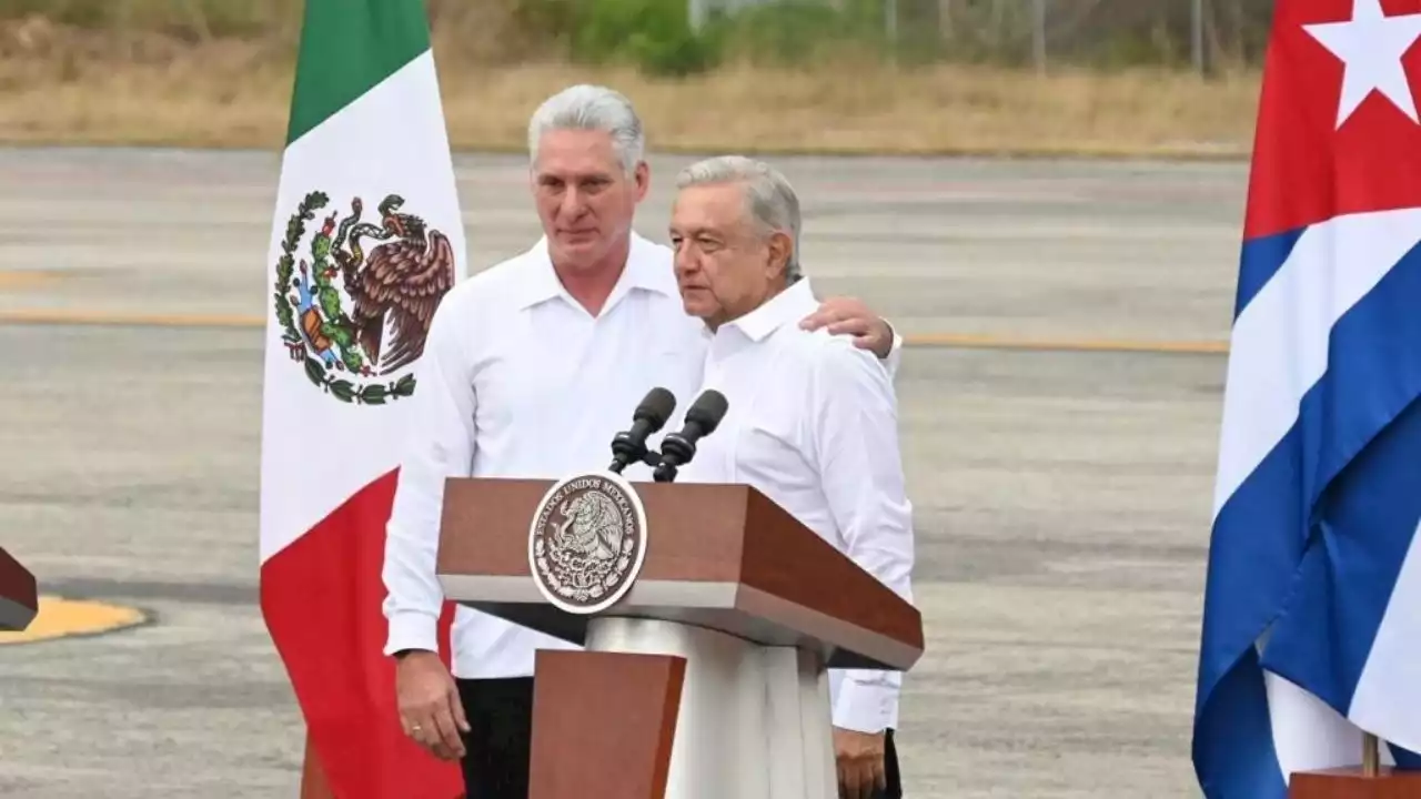 AMLO y Miguel Díaz-Canel pactan una reunión de países progresistas de América Latina: Ebrard