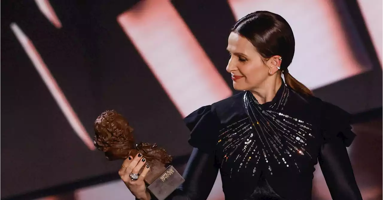 Actress Juliette Binoche honoured at Spanish Goya film awards