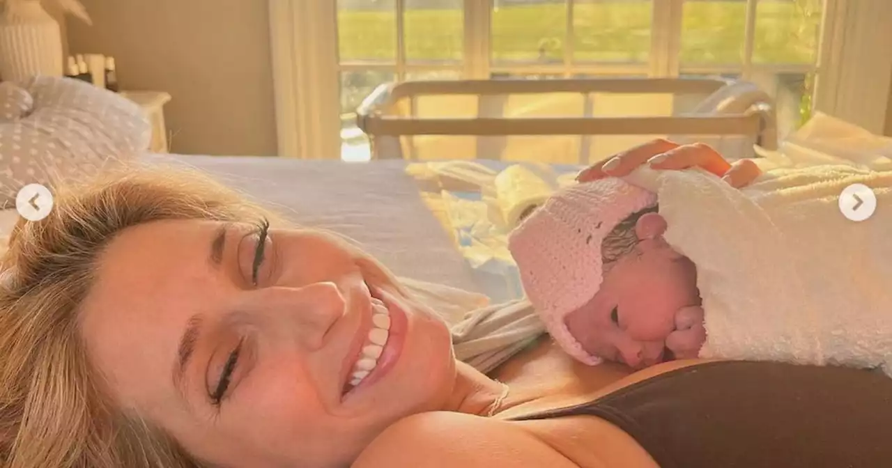 Stacey Solomon thanks fans for their support as she shares video of newborn baby